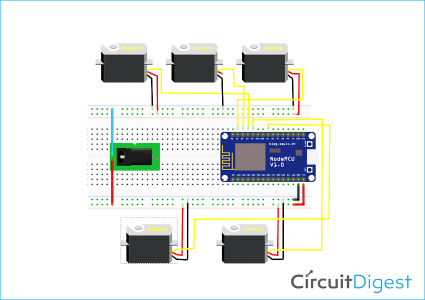 Robotic Arm Circuit Diagram