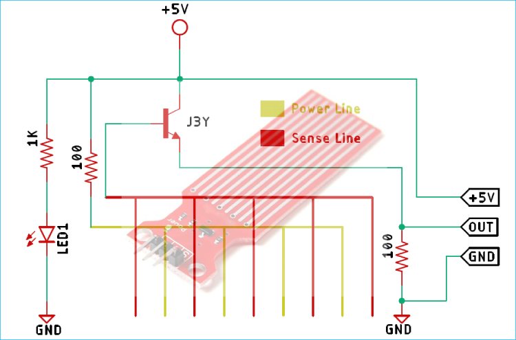 Water Level Sensor Circuit Diagram