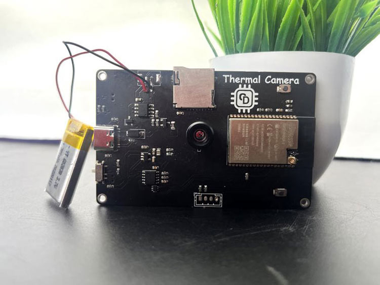 PCB for Thermal Camera using ESP32 and mlx90640