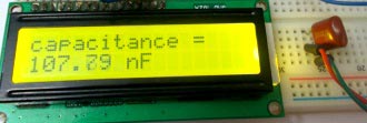 Arduino Capacitance Meter 100nf