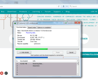 Arduino IDE download LED blinking_3