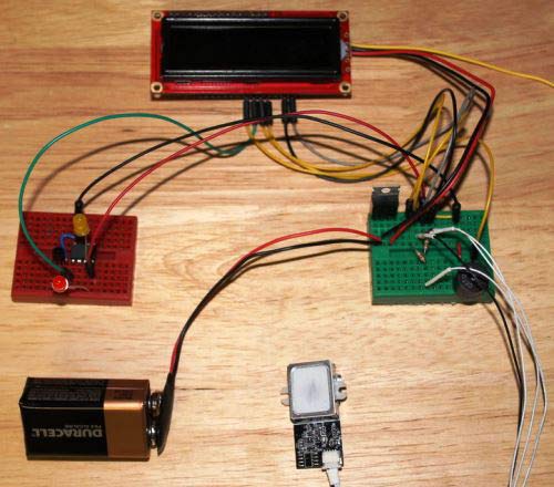 Fingerprint-Scanning-Garage-Door-Opener-testing