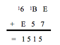 Hex Addition