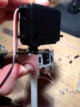 Raspberry-pi-cat-feeder-attaching-servos-4