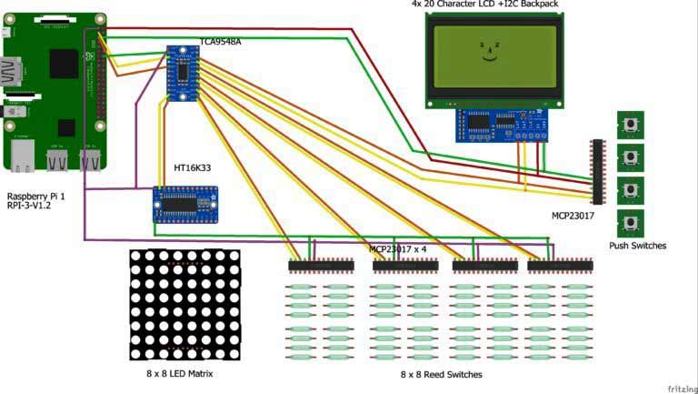 Raspberry-pi-computer-chess-board-circuit