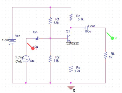 Transistor as amplifier