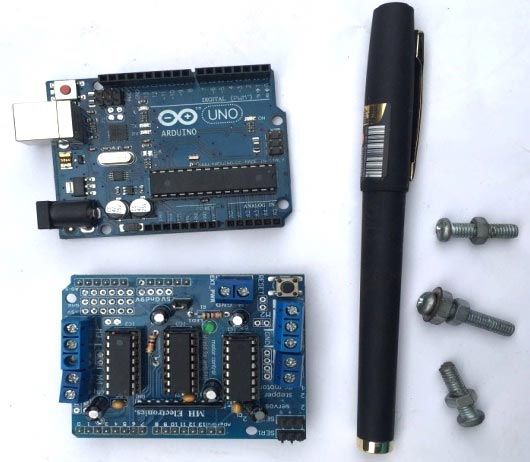 arduino motor driver shield for cnc plotter machine