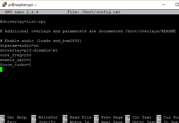 configuring boot/config.txt for interfacing GPS with Raspberry pi