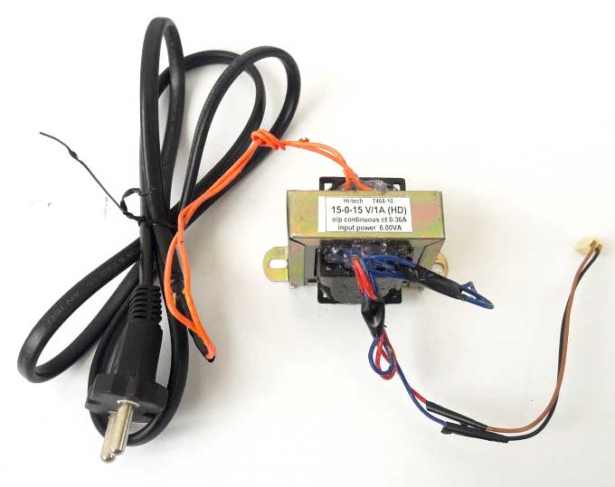 230v to 15v step down AC transformer