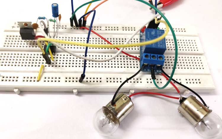 24V Flasher Circuit Hardware