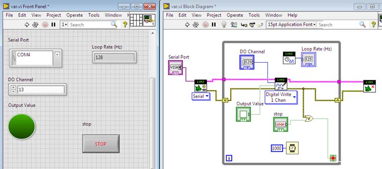 Design Simulation for LED Blink