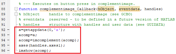 Image Processing Code for Converting RGB Image to Complement Image