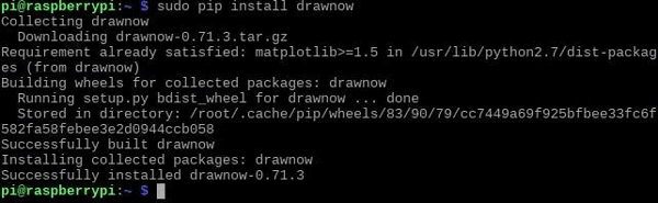 Install the Drawnow python module