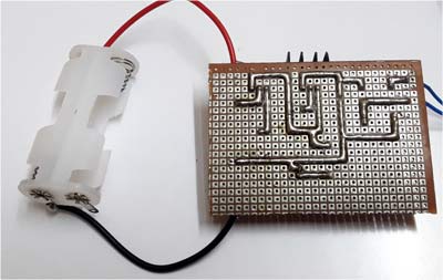 Ni-Cd Battery Charger Circuit PCB