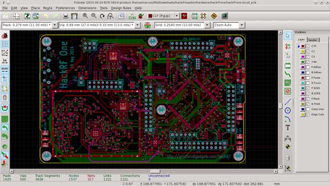 PCB designing using kicad