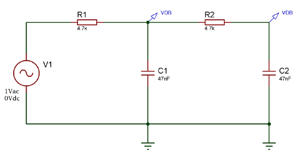 Second Order Low Pass Filter