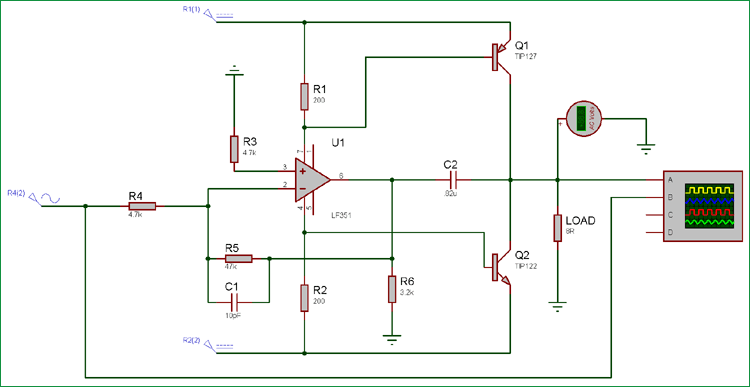 Testing the 10watt Amplifier Circuit