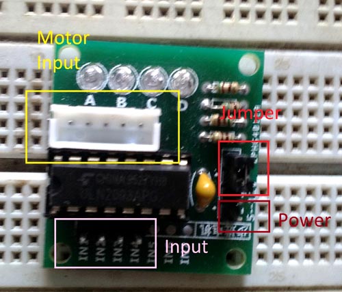 ULN2003 IC pinout