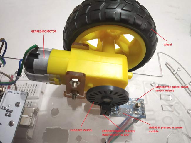 Bottom View of Digital Taxi Fare Meter using Arduino