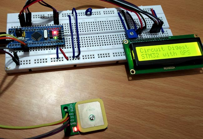 STM32 GPS Module Circuit Hardware