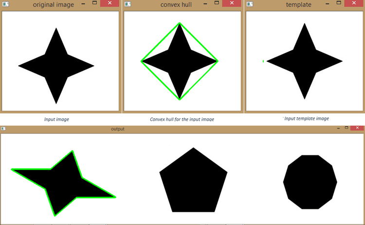 Matching Contour Hull using OpenCV for Image Segmentation