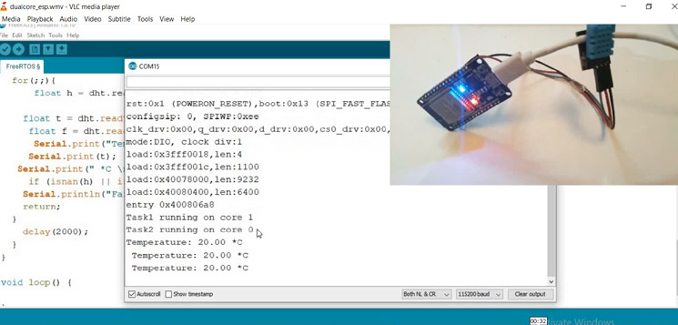 ESP32 Dual Core with Arduino IDE