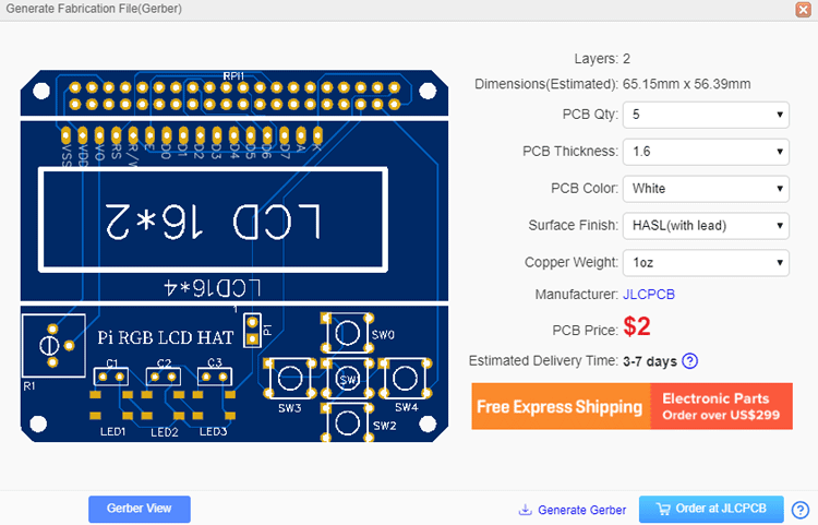 PCB Gerber File