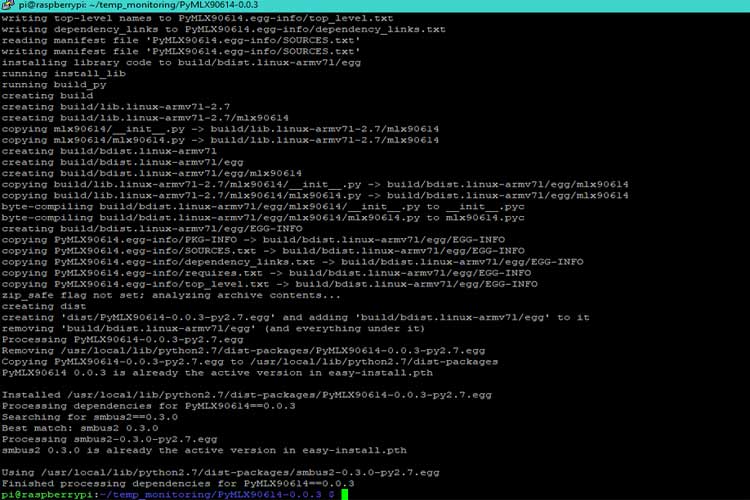 Interfacing MLX90614 with Raspberry Pi