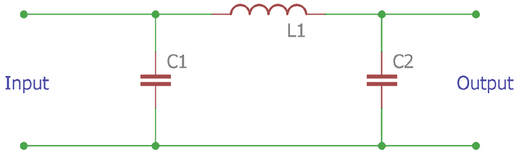 Low Pass Filter using PI Filter Configuration