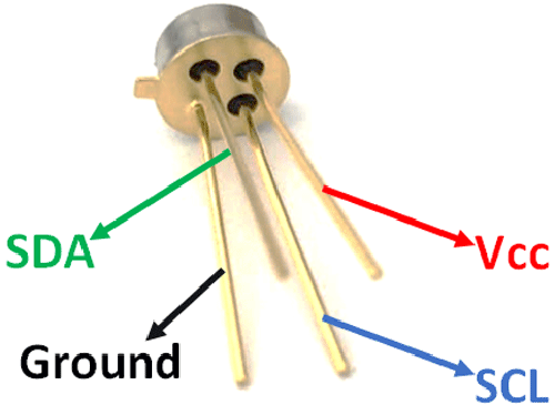 MLX90615 IR Temperature Sensor Pinout