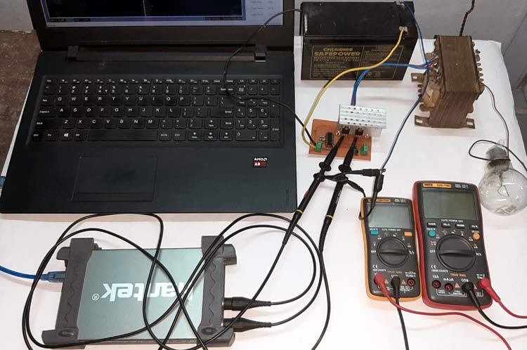 TL494 PWM Inverter Testing