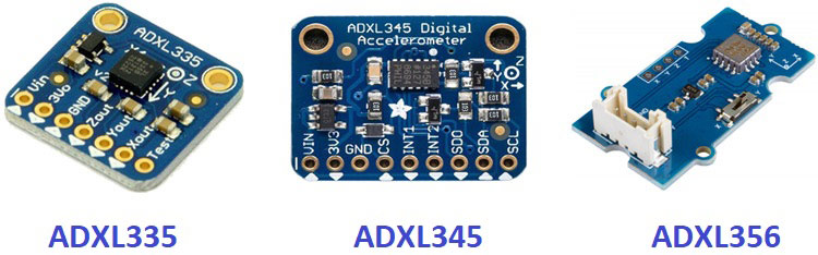 Types of Accelerometer Sensors