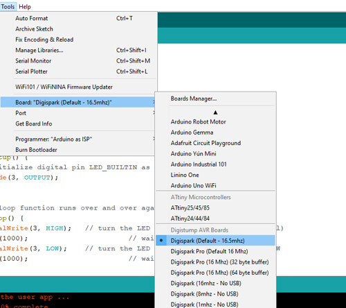 Arduino IDE Board Manager