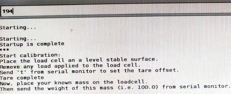 Arduino Weighing Machine Code