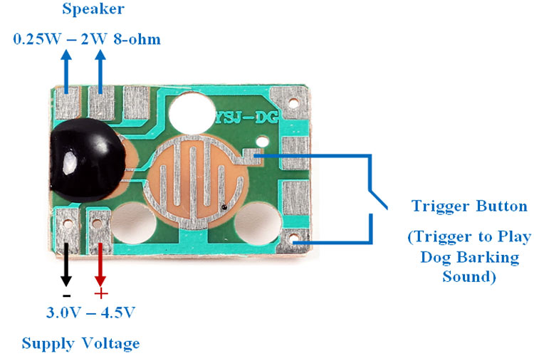 Dog Barking Sound Module