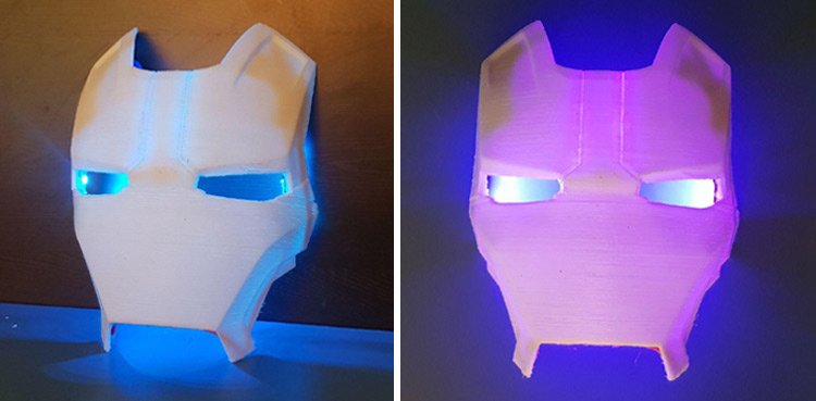 Ironman Faceplate Wall Light