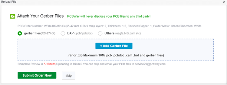 PCBWay Gerber File
