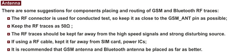 Components Placing and Routing of GSM