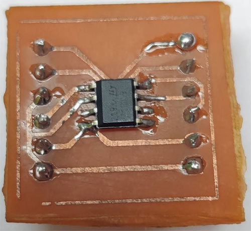 STM8S001J3 PCB