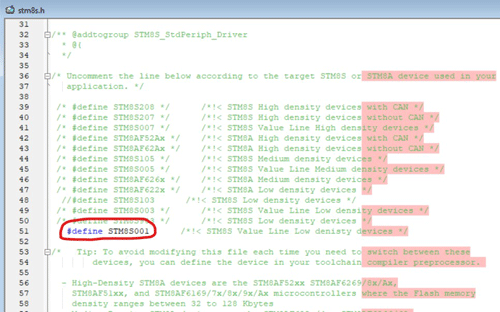 STM8S001J3 Programming