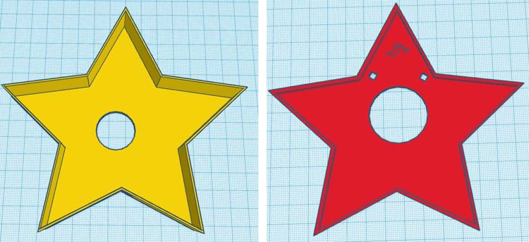 Arduino Based Decorative 3D Printing Star Shape