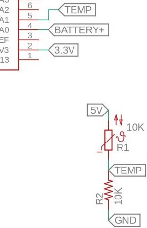 Battery Temperature Circuit