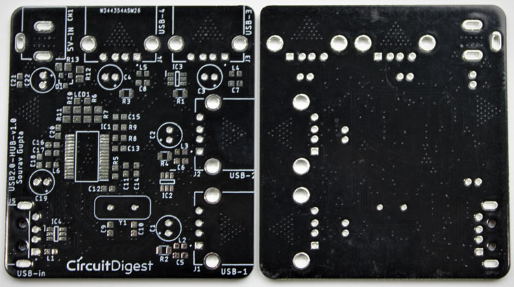 DIY USB Hub PCB