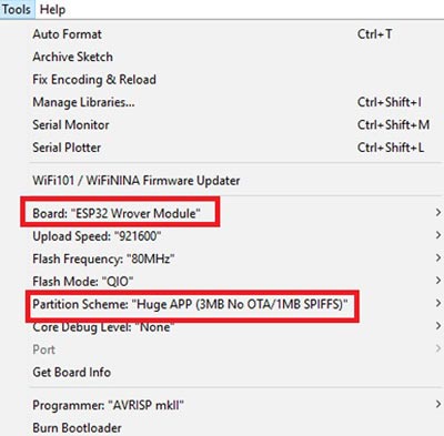 ESP32-CAM Development Board with Attendance System Tools