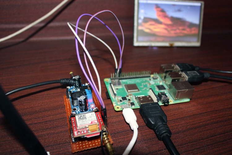 Interfacing GSM SIM800 Module with Raspberry Pi