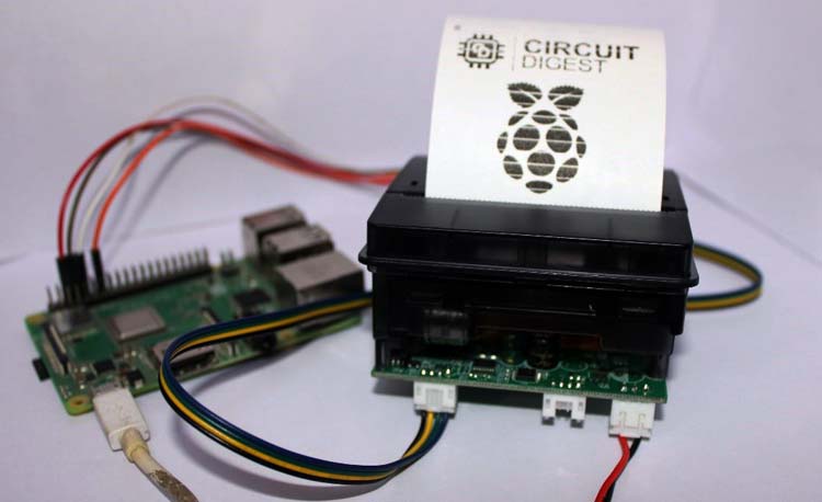 Interfacing Thermal Printer on Raspberry Pi