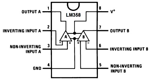 LM358 Pinout