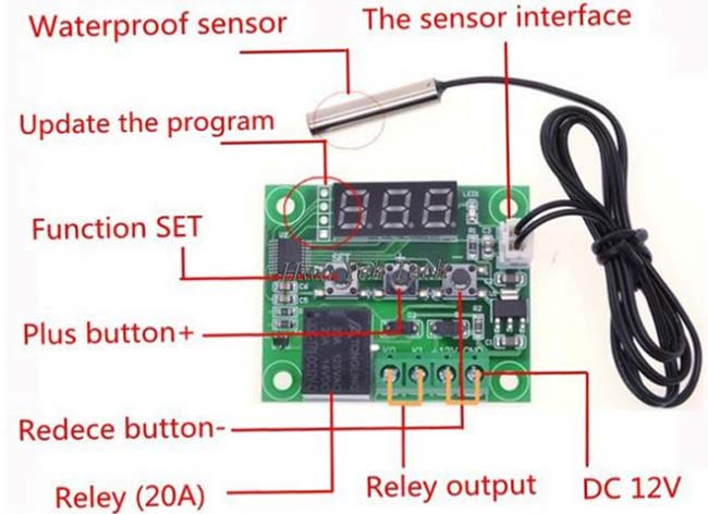 W1209 Thermostat Temperature Controller 