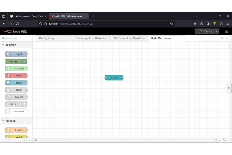 AI Threat Detection Node-RED dashboard Styling