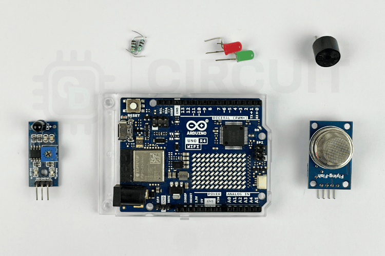 Components Required to Build a Fire and Smoke Alarm System